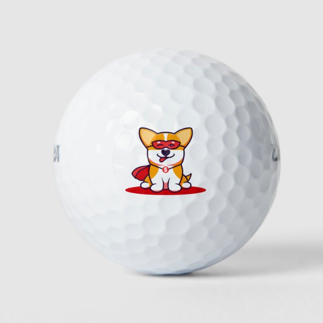 Balles De Golf Super Corgi (Devant)