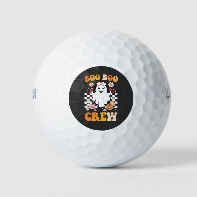 Balles De Golf Super Halloween Boo Boo Crew Nurse Ghost (Devant)