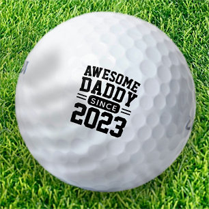 Balles De Golf Super Papa Depuis Athlétique Moderne Fête des Père