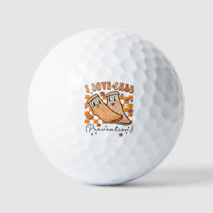 Balles De Golf Super Retro I Love Fall Prevention Drôle