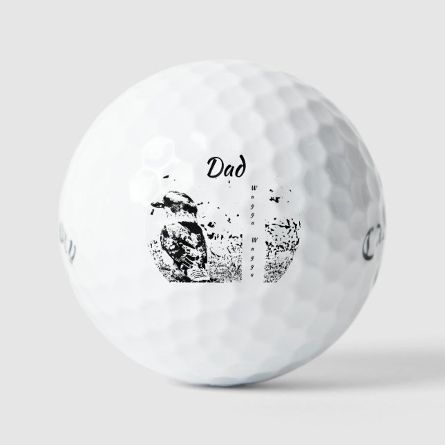 Balles De Golf Supersoft de l'appel personnalisé (Recto)