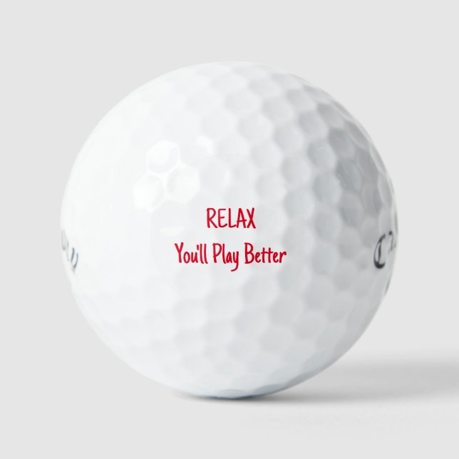 Balles De Golf Supersoft de l'appel personnalisé (Recto)
