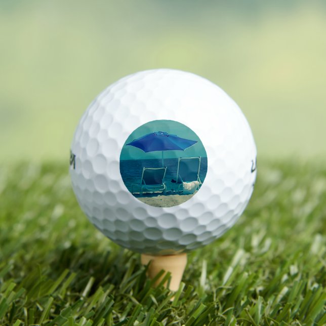 Balles De Golf Sur la plage Blue Sand 4Darryl (T-shirt Insitu)