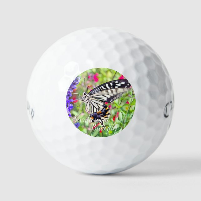 Balles De Golf Swallowtail Butterfly (Recto)