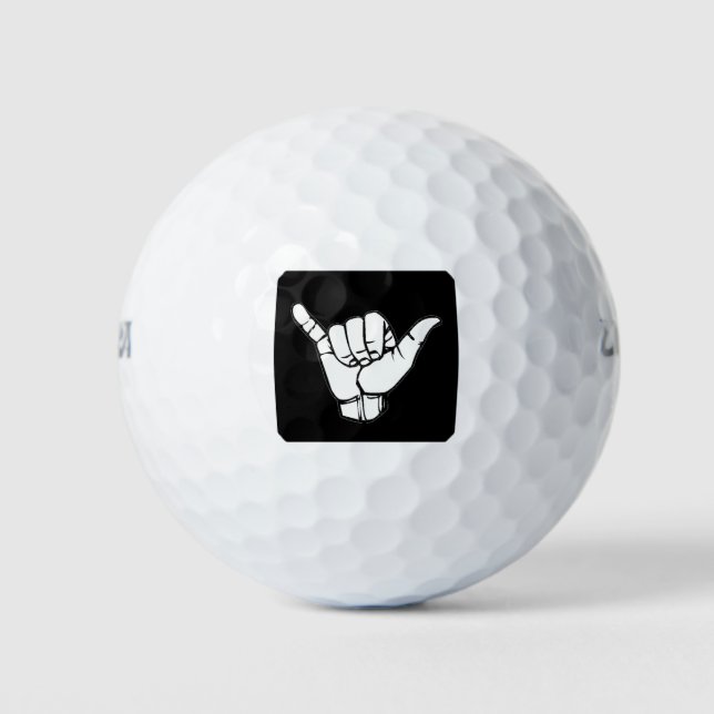 BALLES DE GOLF SYMBOLE SHAKA EN MAJEUR (Devant)
