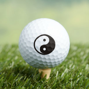 Balles De Golf Symbole Yin Yang - tatouage solide