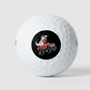 Balles De Golf T-Rex dinosaure de la Saint-Valentin à cheval sur 