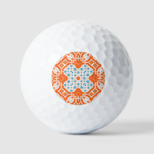 Balles De Golf Talavera Mexicaine : Céramique Antique sans Seamle