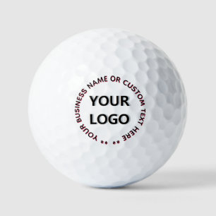 Balles De Golf Tampon de logo d'entreprise personnalisé pour ball
