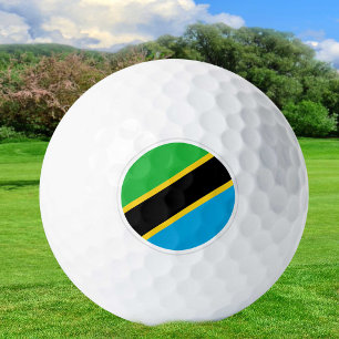 Balles De Golf Tanzanie Golf Balls, Drapeau Golfeurs / Patriotes