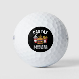 Balles De Golf Taxe Papa S'assurer que ce n'est pas du poison Fêt