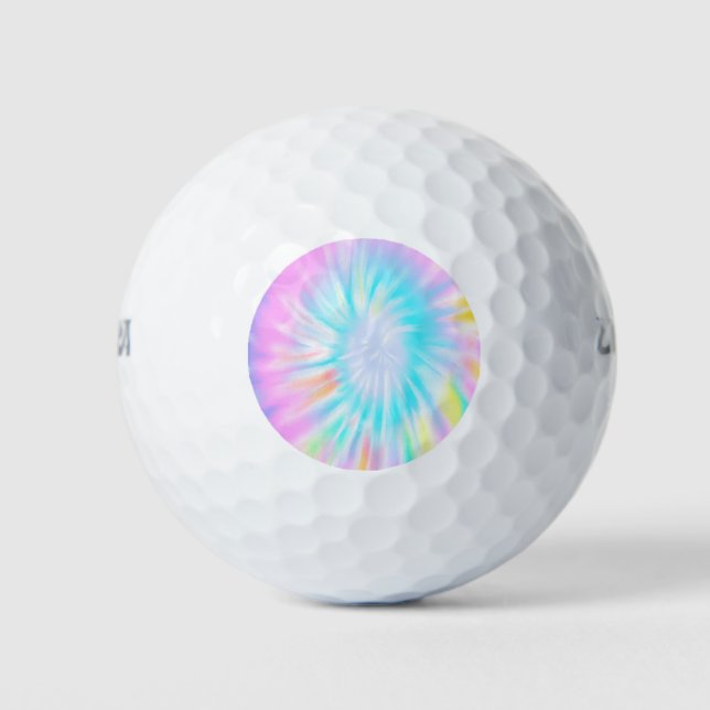 Balles De Golf teinture en cravate pastel (Devant)