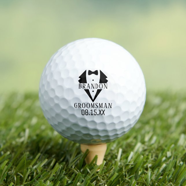 Balles De Golf Témoignage Cadeaux de Mariage Personnalisés pour G (T-shirt Insitu)