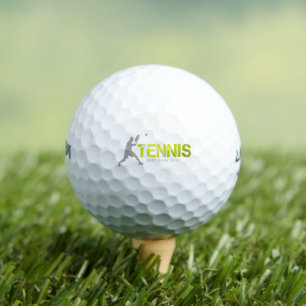 Balles De Golf Tennis Meilleur Jeu Jamais Vintage Sport Design Co