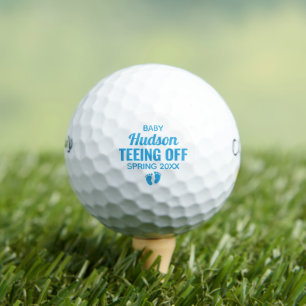 Balles De Golf Teoff Baby Boy Genre Reveal Faire-part