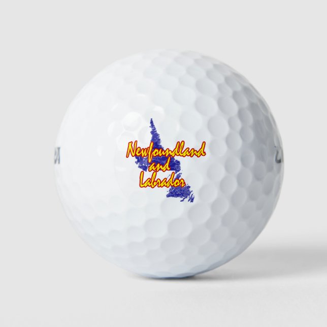 Balles De Golf Terre-Neuve-et-Labrador (Devant)