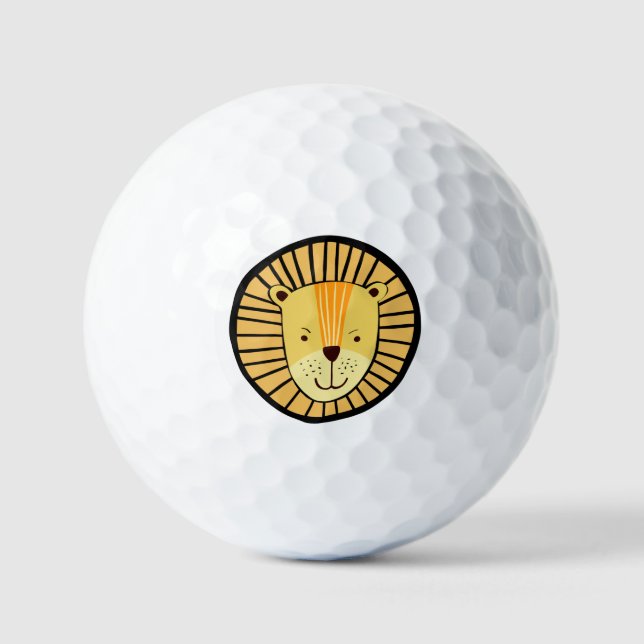 Balles De Golf Tête de lion (Recto)