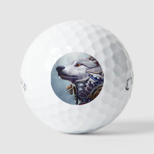 Balles De Golf Tête de loup d'inspiration vintage - Nostalgic