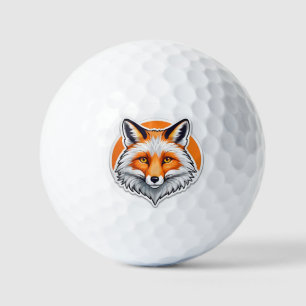 Balles De Golf Tête de renard vibrant