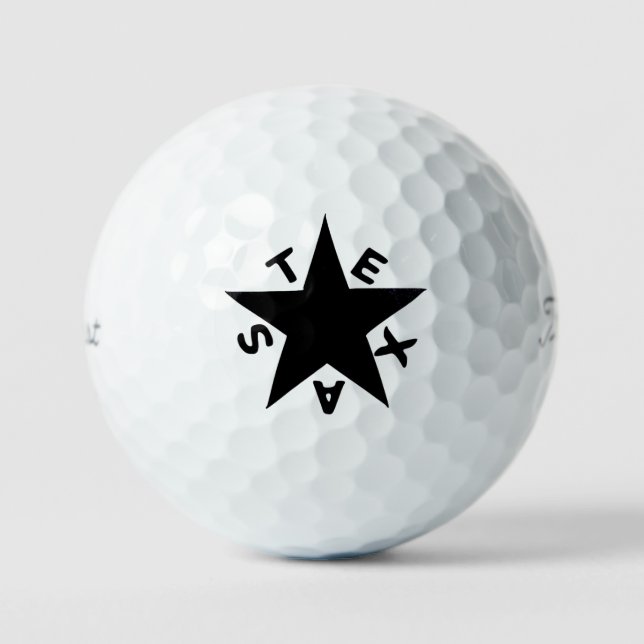 Balles De Golf Texas Star Golf Balls (Recto)