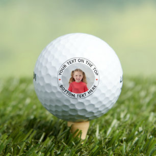 Balles De Golf Texte personnalisé photo
