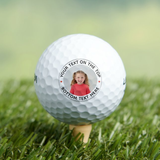Balles De Golf Texte personnalisé photo (T-shirt Insitu)