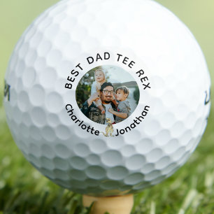 Balles De Golf Texte personnalisé sur photo personnalisée