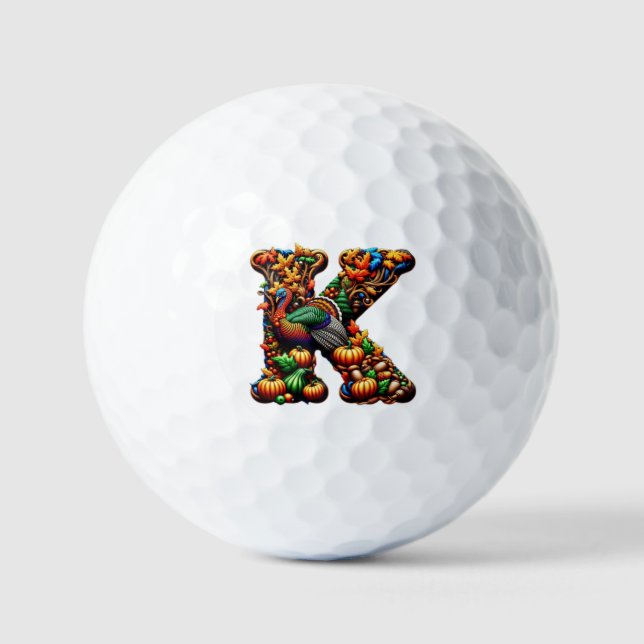Balles De Golf Thanksgiving gift for letter k (Recto)