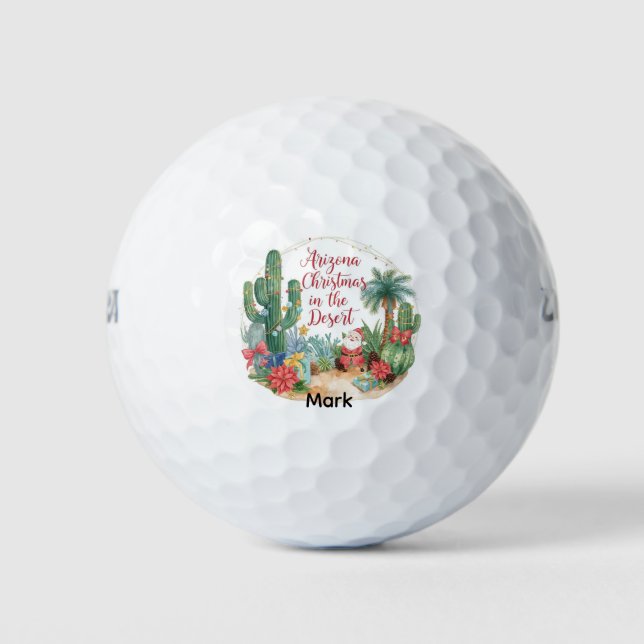 Balles De Golf Thème Arizona (Devant)