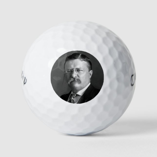 Balles De Golf Theodore Roosevelt Teddy Président républicain (Devant)