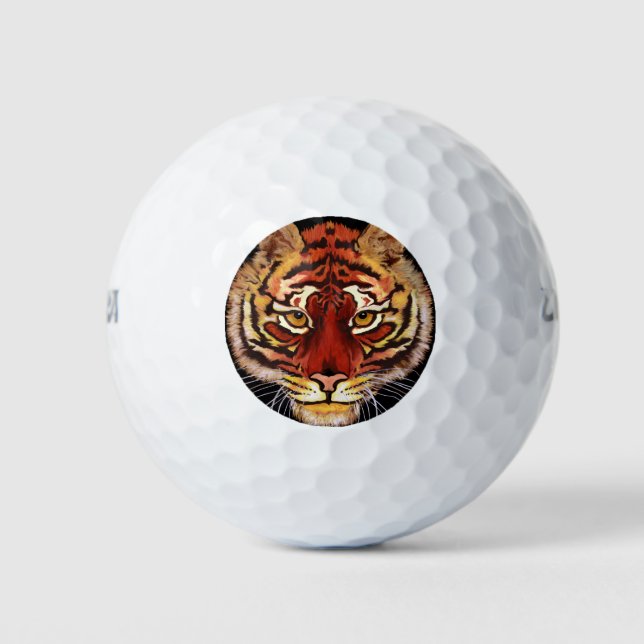 Balles De Golf Tiger (Devant)