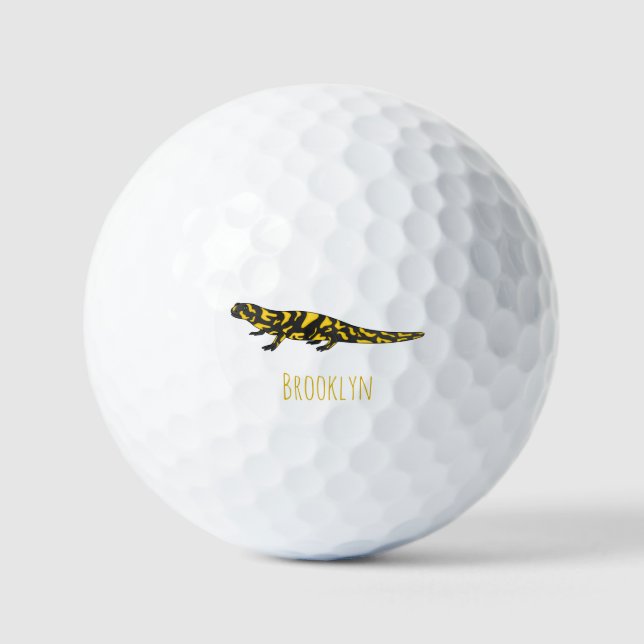 Balles De Golf Tigre salamandre (Recto)