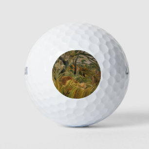 Balles De Golf Tigre surpris dans une tempête tropicale