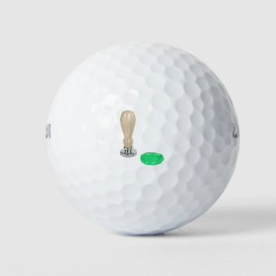 Balles De Golf Timbre personnel et sceau de cire