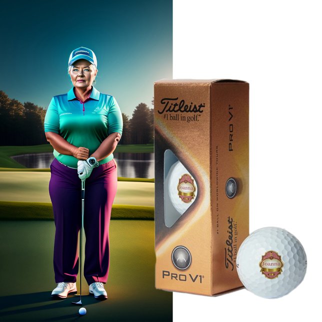 Balles De Golf Titleist personnalisé Pro V1 Golf Balls (Créateur téléchargé)