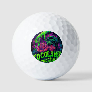 Balles De Golf TOCOCLAWS Faucheuse Crâne Slime Rose Horreur