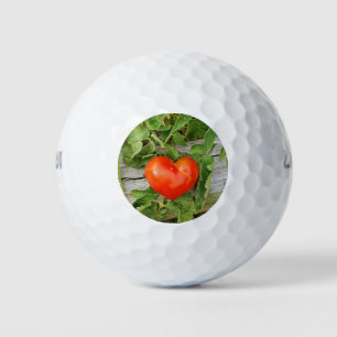 Balles De Golf Tomate en forme de coeur