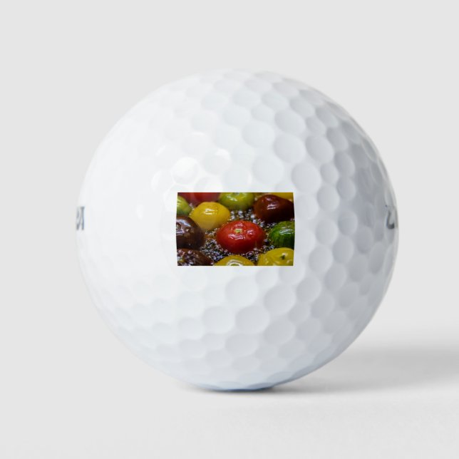Balles De Golf Tomates en couleurs (Devant)