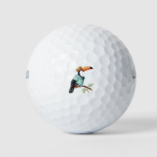 Balles De Golf Toucan en chemise hawaïenne