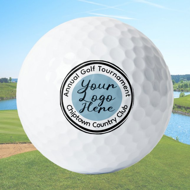 Balles De Golf Tournoi de golf ou événement logo personnalisé (Créateur téléchargé)