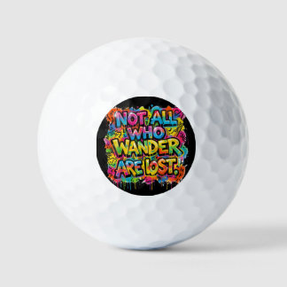 Balles De Golf Toutes les personnes qui errent ne sont pas perdue