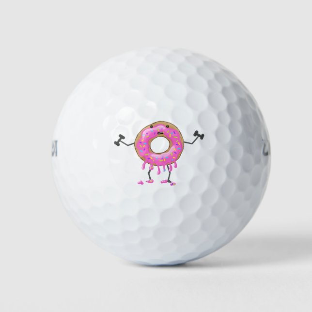 Balles De Golf Travailler sur le beignet (Devant)