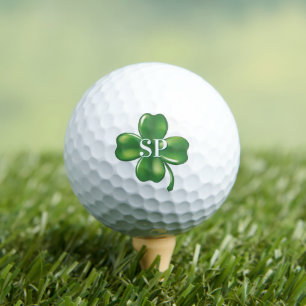 Balles De Golf Trèfle à quatre feuilles chanceux personnalisé