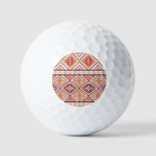 Balles De Golf Tribal Aztec rayé Arrière - plan sans couture