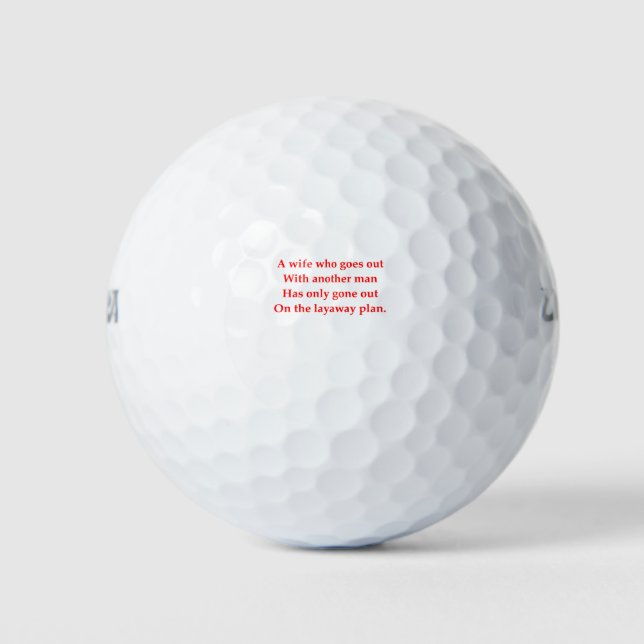 Balles De Golf tricherie (Devant)