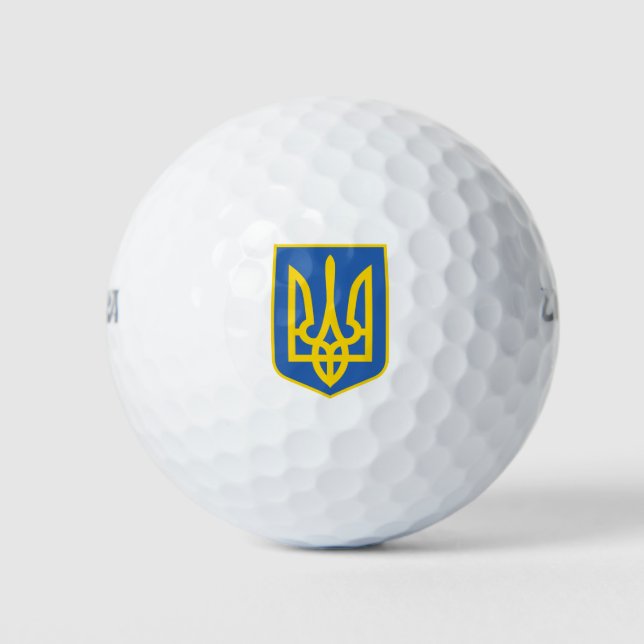 BALLES DE GOLF TRIDENT UKRAINE (Devant)