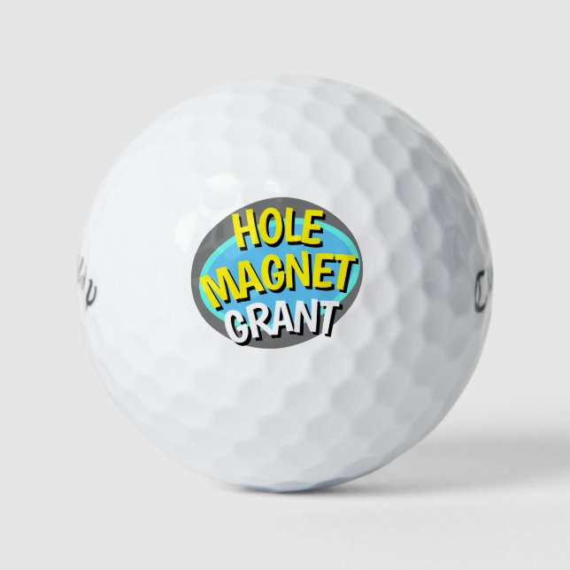 Balles De Golf Trou Aimant Bon Golfeur (Devant)