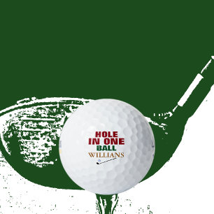 Balles De Golf TROU DANS UN golfeur