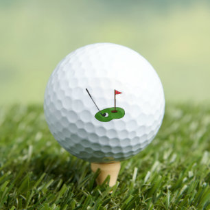 Balles De Golf Trou de golf avec drapeau