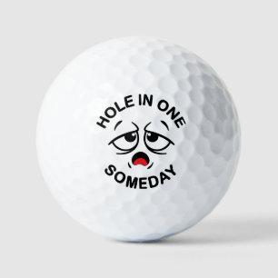 Balles De Golf Trou en un, un jour drôle golfeur débutant